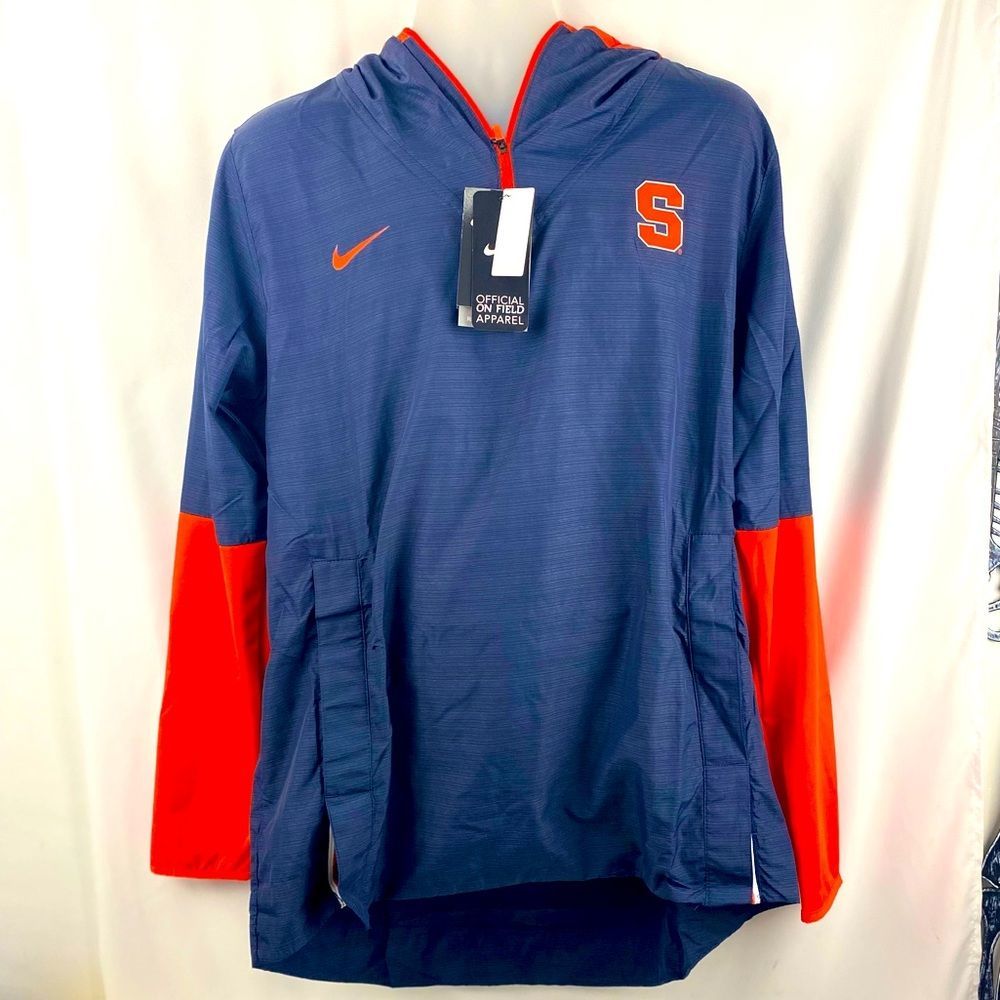 Nike Syracuse Orange Pullover Repel On-Field Jacket CQ5235-419 // Large New